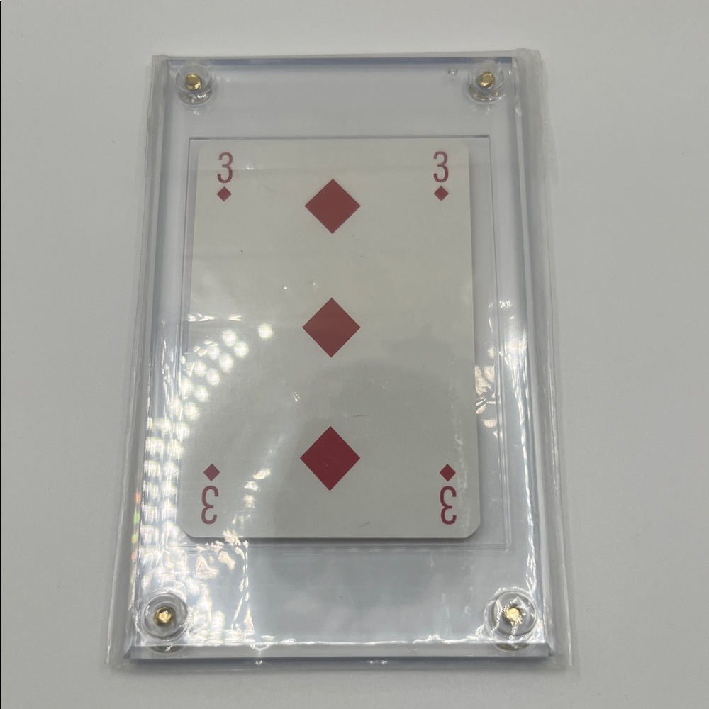Lv Playing Card In Acrylic Case View 2